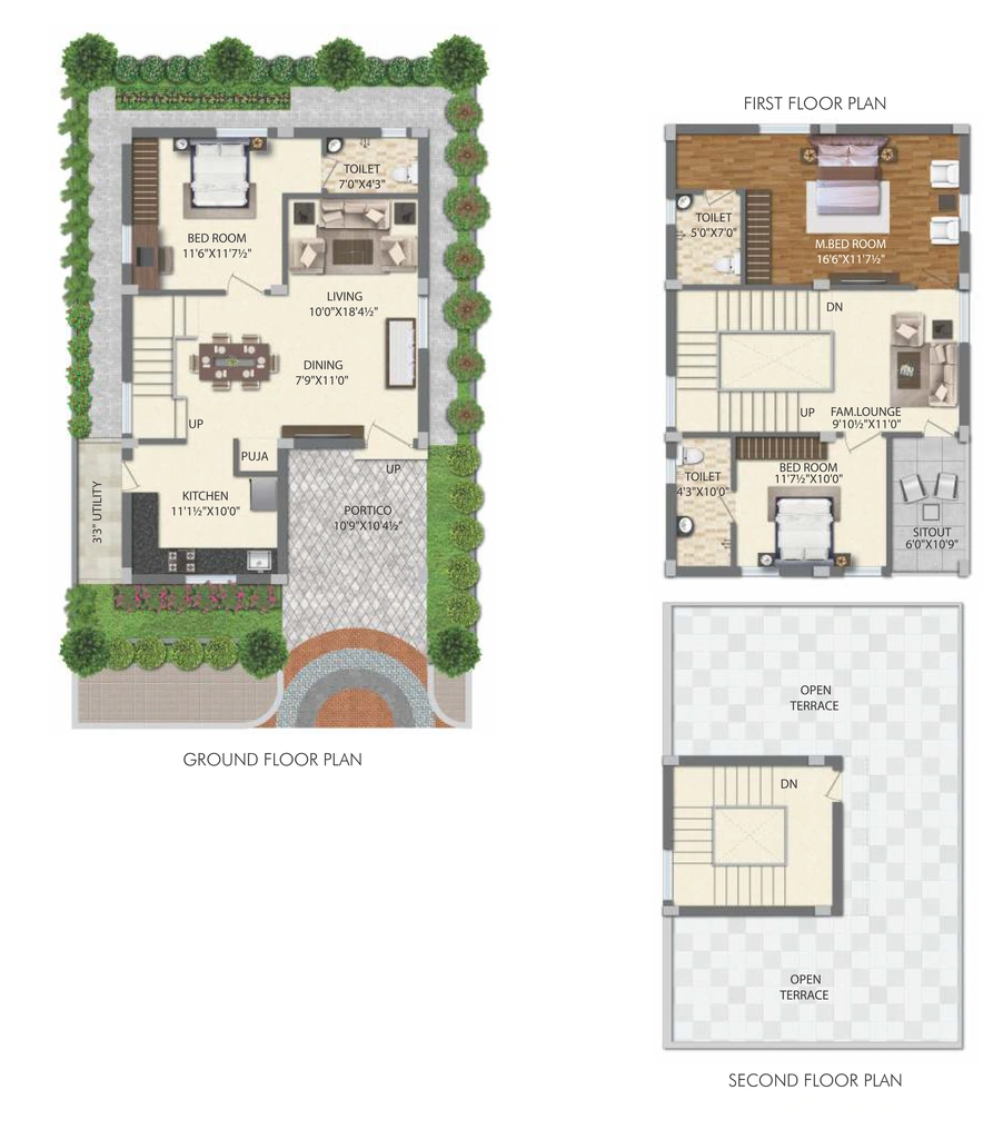 3 BHK Flat in Prima Paradiso in Mallampet, Hyderabad - Image 909629
