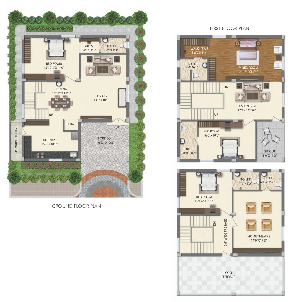 4 BHK Flat in Prima Paradiso in Mallampet, Hyderabad - Image 909637