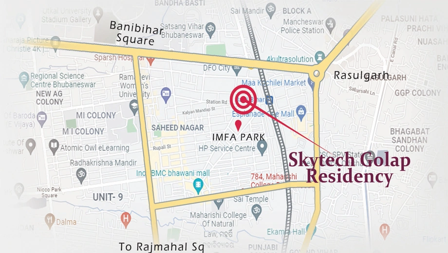 Location of Skytech Golap Residency - Image 384338