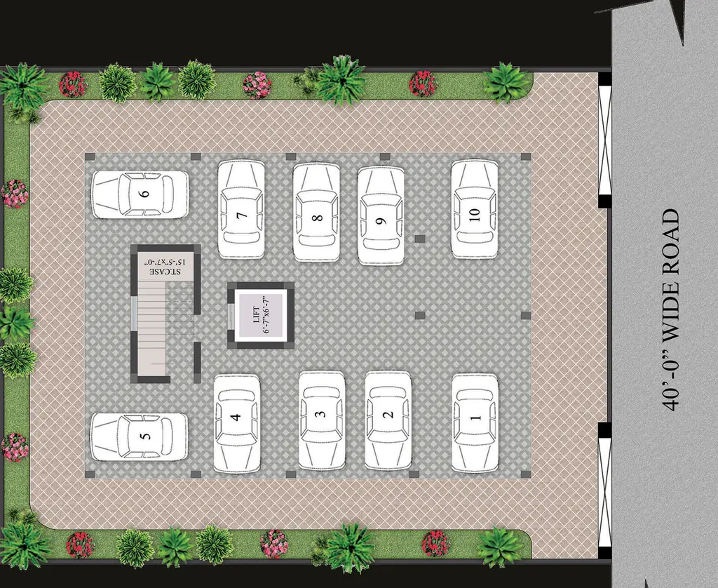 Master Plan of Skytech Golap Residency in Saheed Nagar, Bhubaneswar - Image 384340