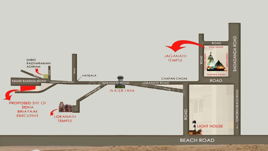 Location of Sidha Binayak Executive - Image 384344