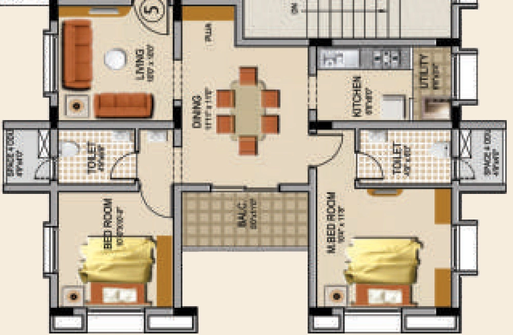 2 BHK Flat in Ridge Towers in Balanagar, Hyderabad - Image 909638