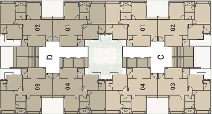 Floor Plan of Shivalik Sharda Parkview in Shela, Ahmedabad - Image 26022