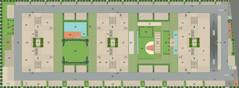 Master Plan of Shivalik Sharda Parkview in Shela, Ahmedabad - Image 26023