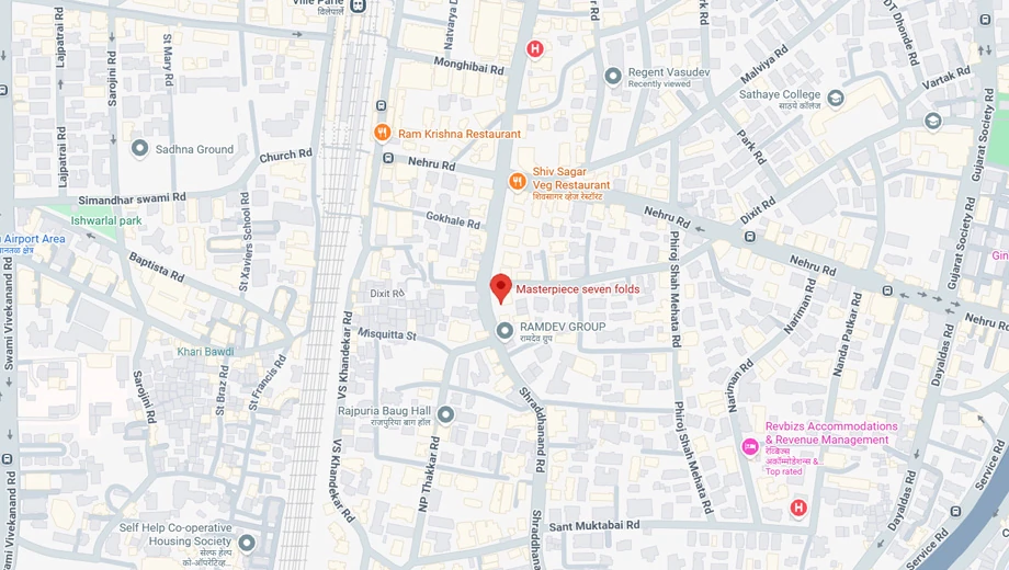 Location of Commercial SevenFolds Minal and Madhavkunj in Vile Parle East, Mumbai - Image 384435