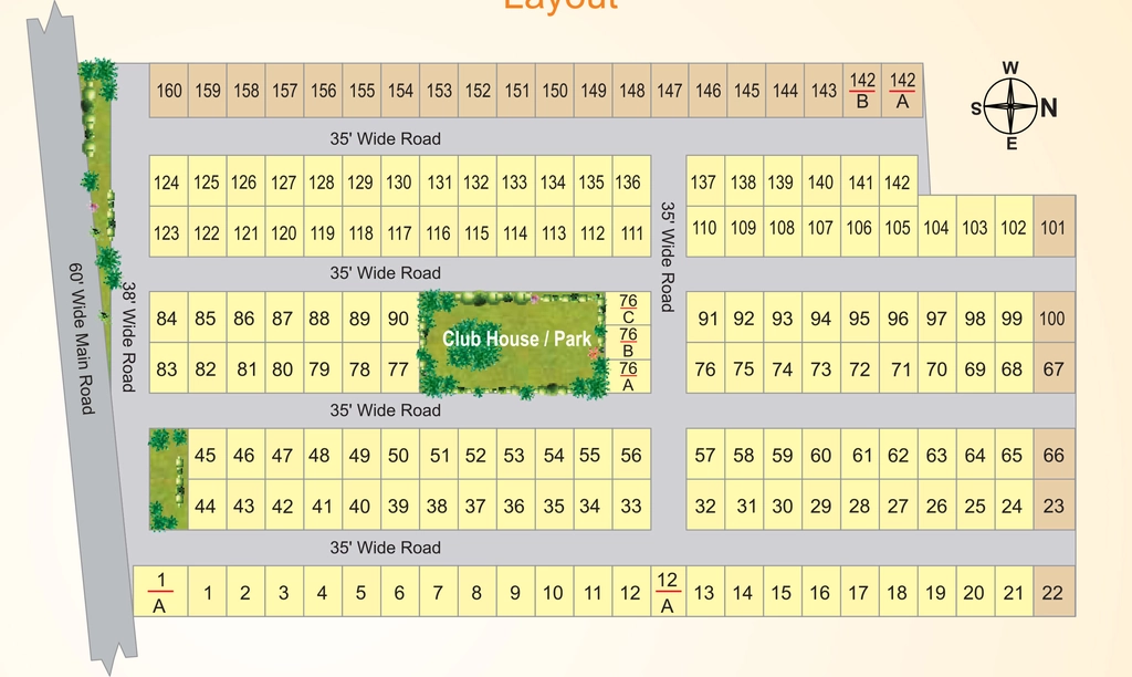 Master Plan of Sanvis Spring Woods in Mallampet, Hyderabad - Image 383921