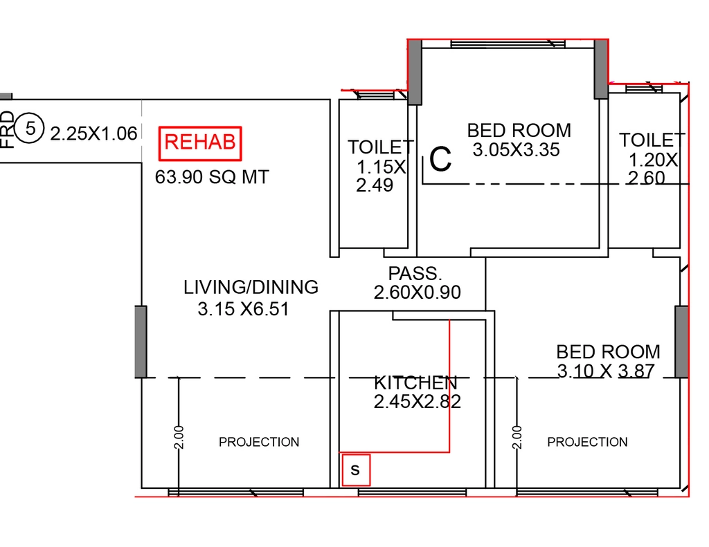 2 BHK Flat in Lakshmi Solitaire in Vile Parle East, Mumbai - Image 909922