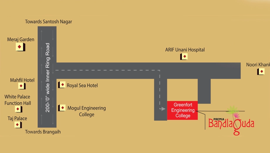 Master Plan of Shamshiri Preima in Bandlaguda Jagir, Hyderabad - Image 384030