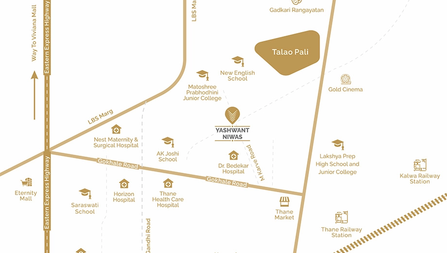 Location of Vijayraj Yashwant Niwas - Image 384408