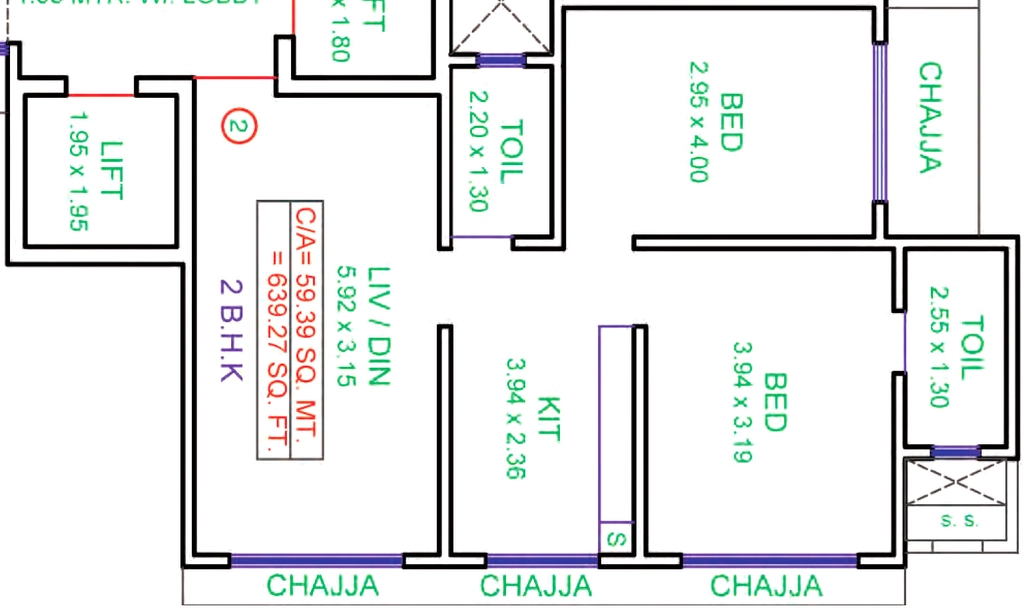 2 BHK Flat in Zee Sargam in Vile Parle East, Mumbai - Image 910040