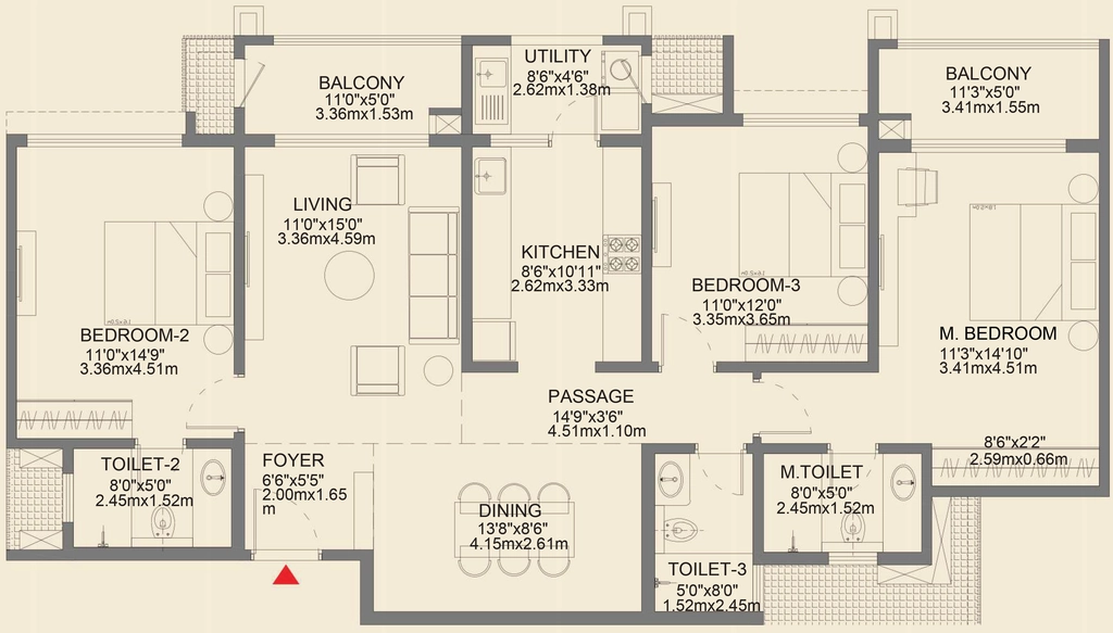 3 BHK Flat in Godrej Aveline in Yelahanka, Bangalore - Image 909896
