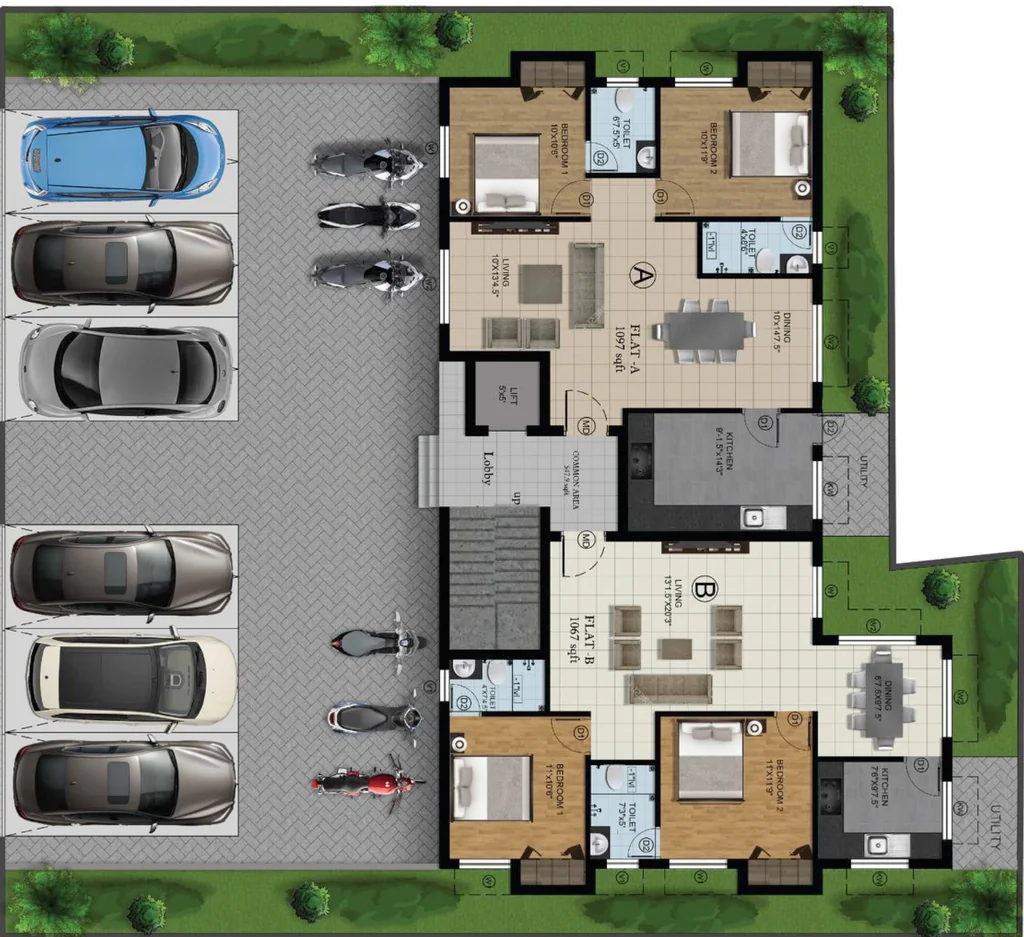 Master Plan of Bora Megan Castle in Velachery, Chennai - Image 384077