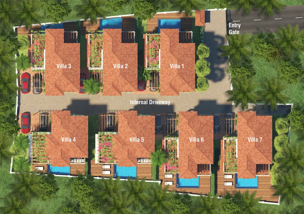 Master Plan of Sossego Villas by Porobo Realty in Majorda, Goa - Image 410400