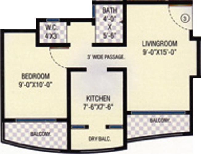 1 BHK Flat in KD Empire in Mira Road East, Thane - Image 917563