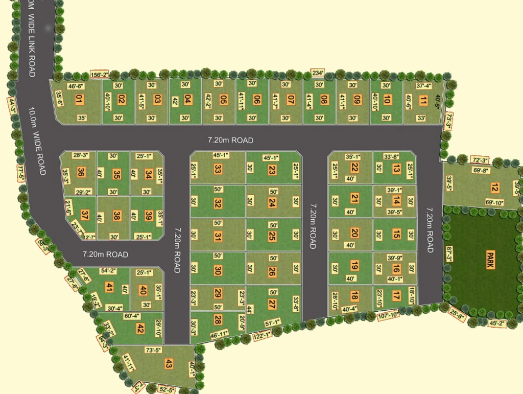 Master Plan of Isha Merri Land in Nedunkundram, Chennai - Image 384214