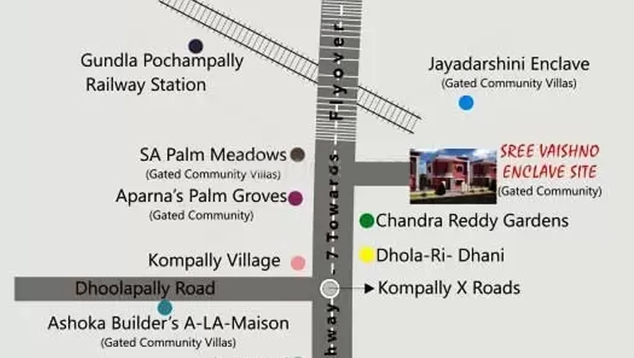 Location of Sree Vaishno Enclave - Image 384274