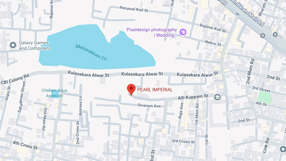 Location of Pearl Imperial in Medavakkam, Chennai - Image 384413