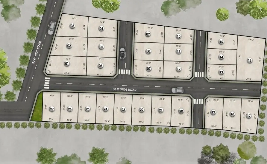 Master Plan of Sri Kritis Crest One in Saravanampatti, Coimbatore - Image 384532