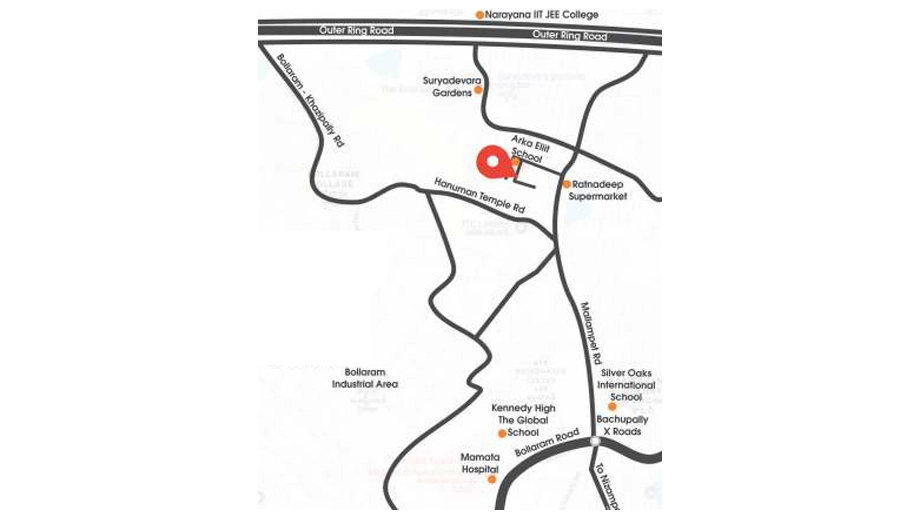 Location of Sri Rama Residency - Image 385152