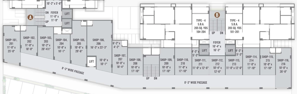 Floor Plan of Commercial Aman Royal in Vatva, Ahmedabad - Image 384811