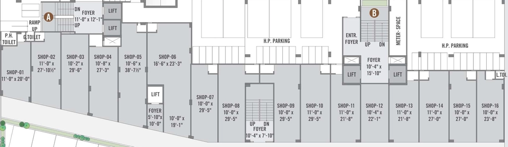Floor Plan of Commercial Aman Royal in Vatva, Ahmedabad - Image 384810