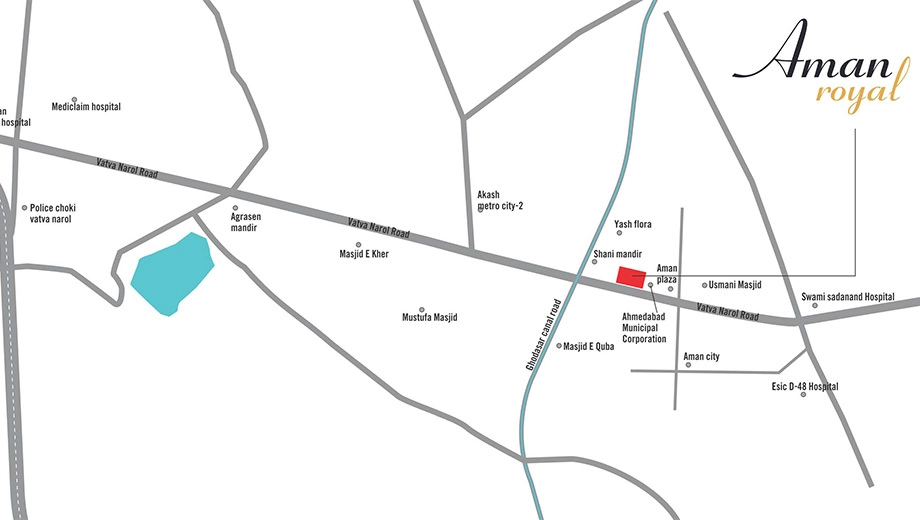 Location of Commercial Aman Royal - Image 384809