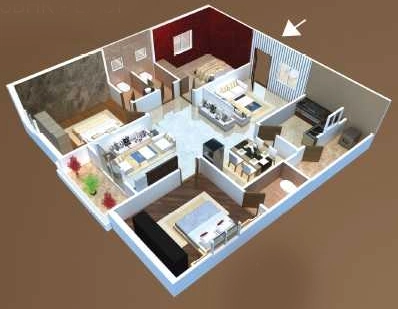 3 BHK Flat in Sunshine Gateway in Gowdavalli, Hyderabad - Image 910415