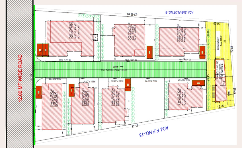 Master Plan of Paradise 8 Emirates Villas in Tandalja, Vadodara - Image 384656
