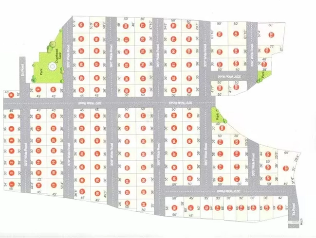 Master Plan of SVS Abharana Enclave in Bachupally, Hyderabad - Image 385191