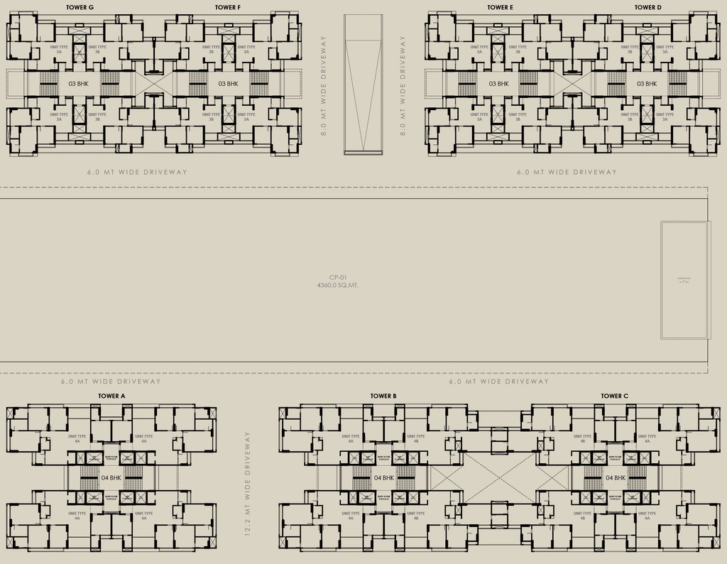 Floor Plan of Safal Niwa in Shela, Ahmedabad - Image 404670