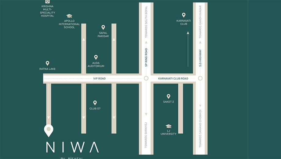 Location of Safal Niwa - Image 404669