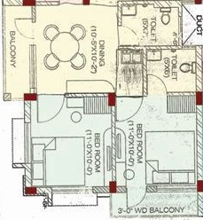 2 BHK Flat in Raj Anand Angel Avenue in Hanspal, Bhubaneswar - Image 910178