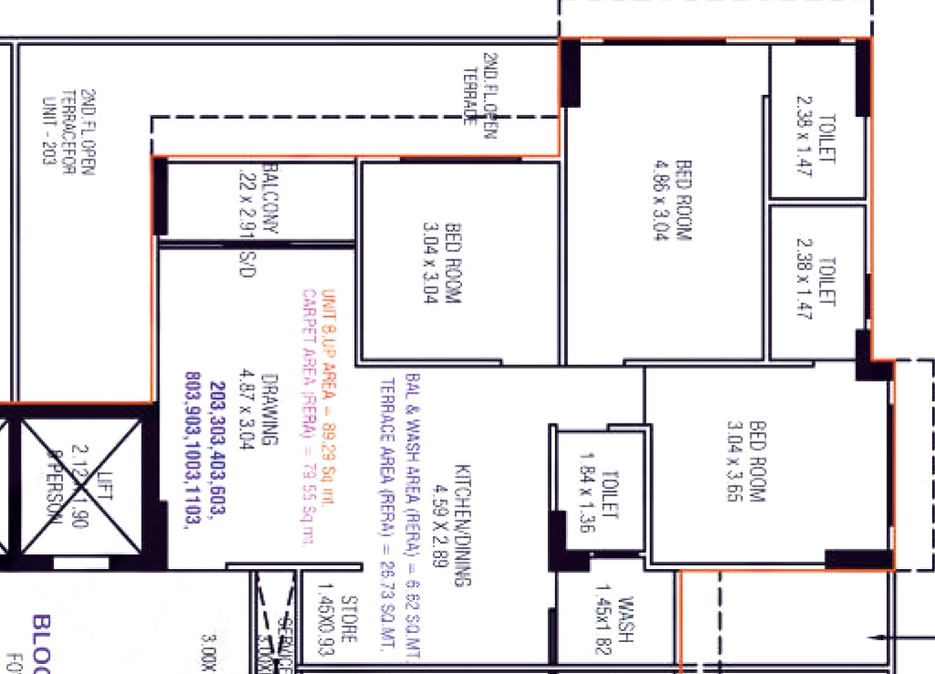 3 BHK Flat in Siddhi Aarav Elenza Infinium in South Bopal, Ahmedabad - Image 910298