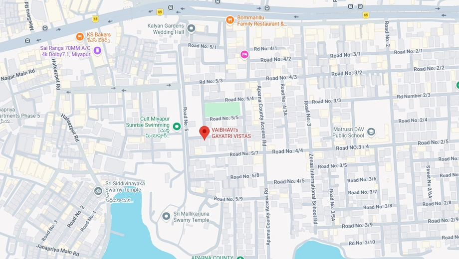Location of Vaibhavi Gayathri Vistas - Image 385420