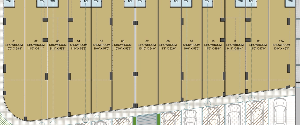 Floor Plan of Commercial Sheladia Luxuria in Shela, Ahmedabad - Image 384860