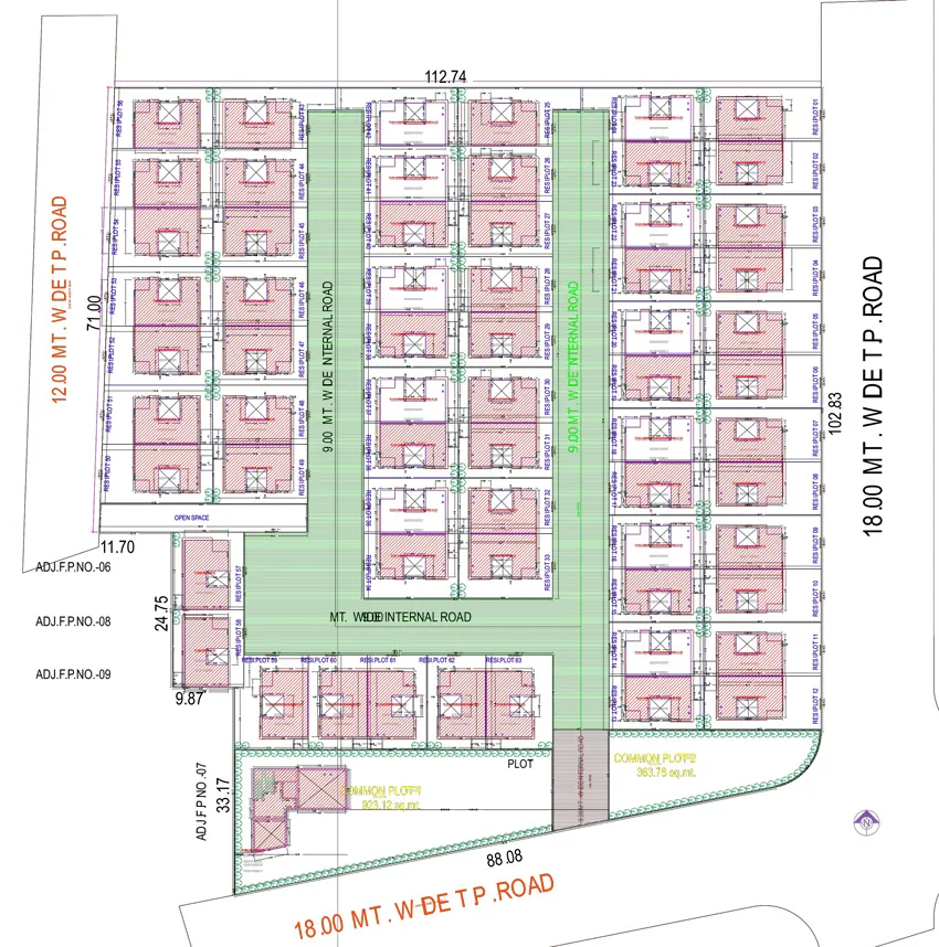 Master Plan of Lilleria Vivaanta in Vemali, Vadodara - Image 384694