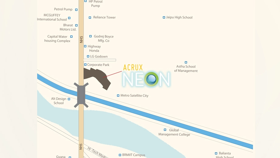Location of Acrux Neon - Image 386161
