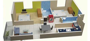 2 BHK Flat in Matrusakti The Sailabala Palace in Hanspal, Bhubaneswar - Image 910333