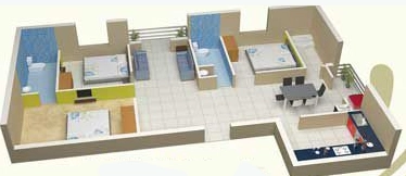 3 BHK Flat in Matrusakti The Sailabala Palace in Hanspal, Bhubaneswar - Image 910335