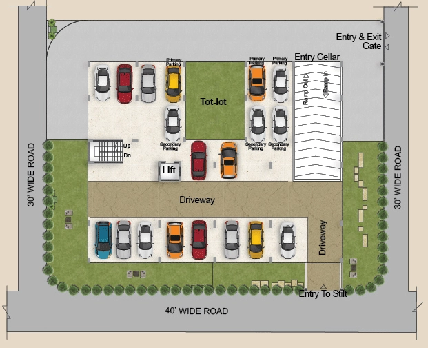 Master Plan of Adarsh Shubham in Tukkuguda, Hyderabad - Image 385491