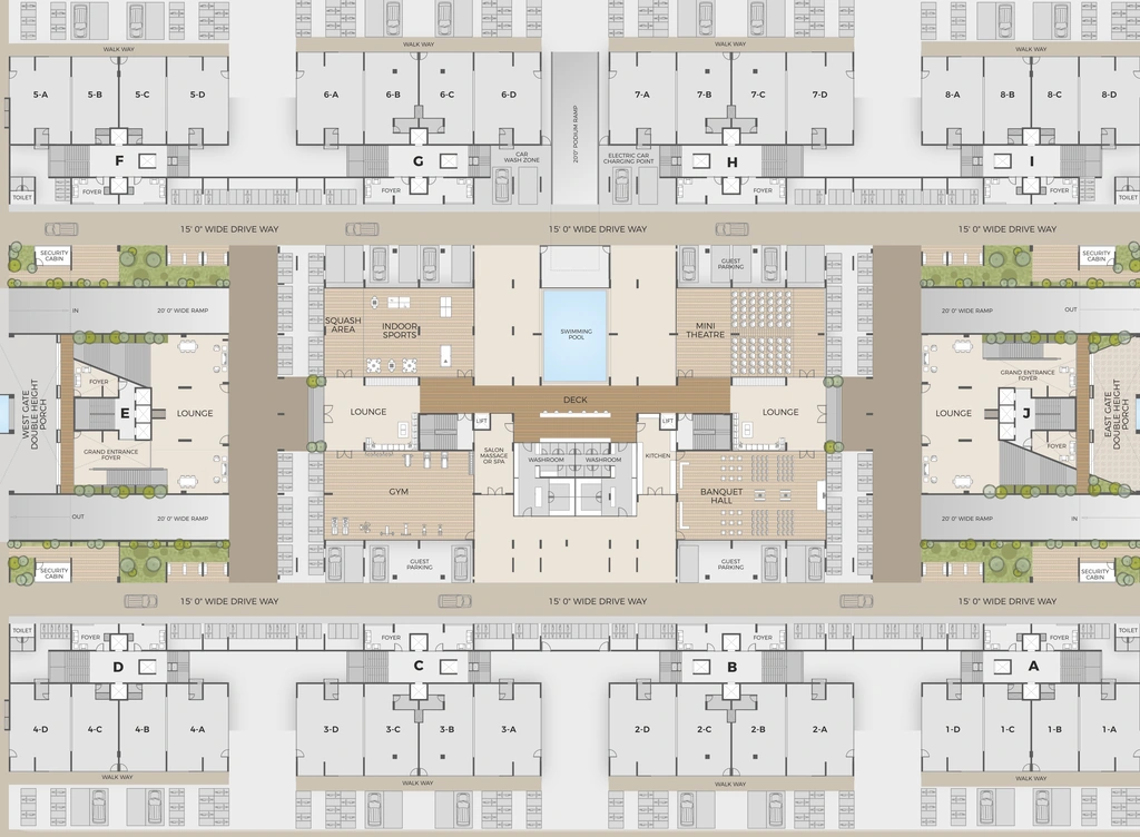 Floor Plan of Commercial Rajyash Regius in Ghuma, Ahmedabad - Image 404642