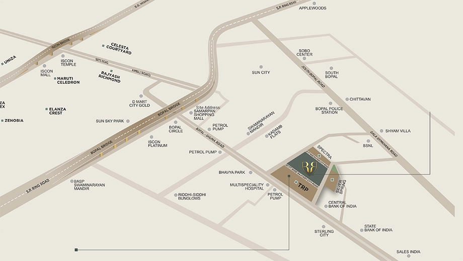 Location of Commercial Rajyash Regius - Image 404641