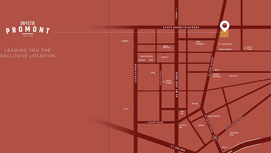 Location of Commercial Swastik Promont - Image 404645