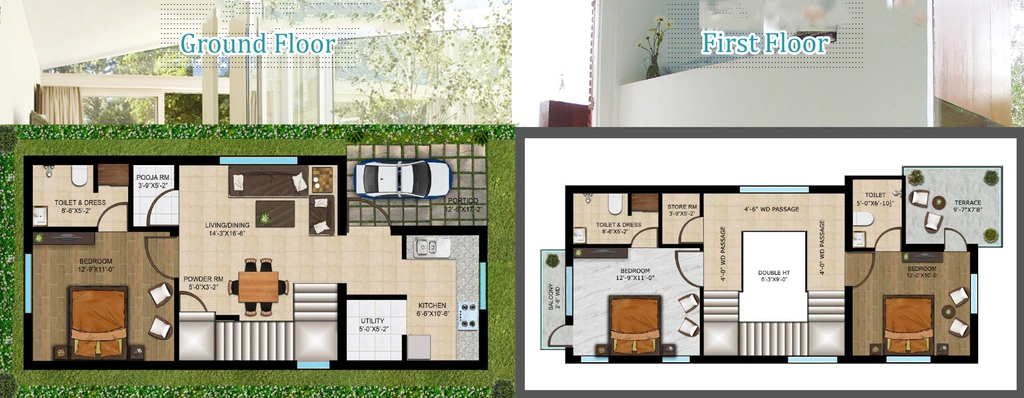 3 BHK House/Villa in Kalky Shubh Aarambh Villas in Hanspal, Bhubaneswar - Image 910325