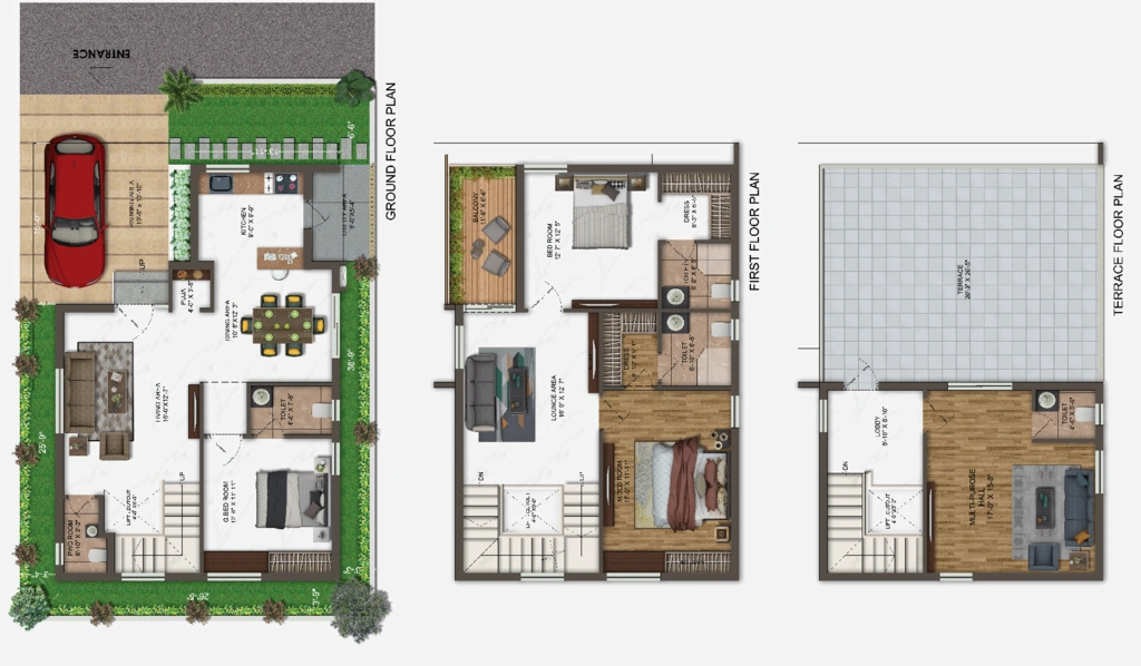 3 BHK House/Villa in Grenstone Siri Elite in Tukkuguda, Hyderabad - Image 910586