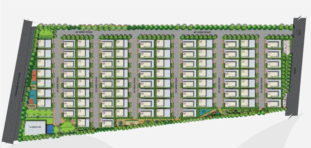 Master Plan of Grenstone Siri Elite in Tukkuguda, Hyderabad - Image 385659