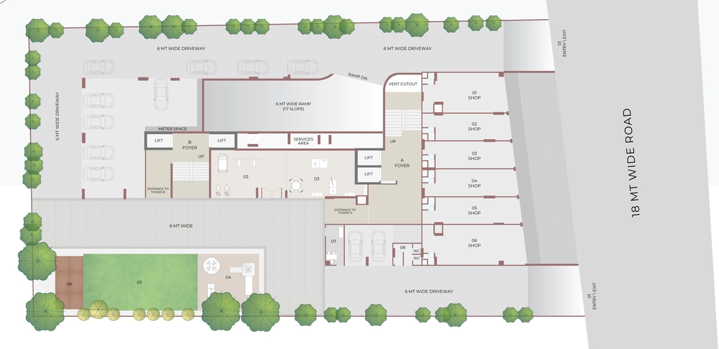 Master Plan of Commercial RR Tatva Bliss in South Bopal, Ahmedabad - Image 404589