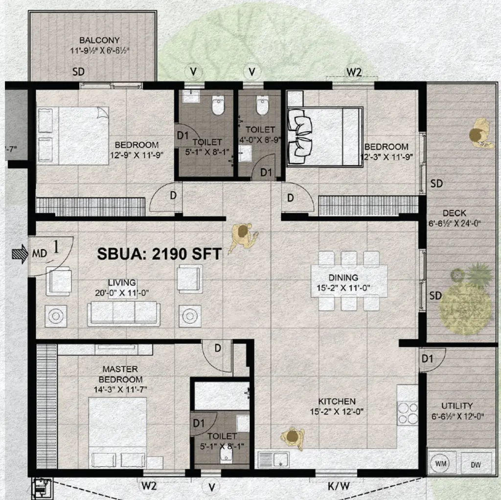 3 BHK Flat in Padmavathi Aryavart One in Tukkuguda, Hyderabad - Image 910669