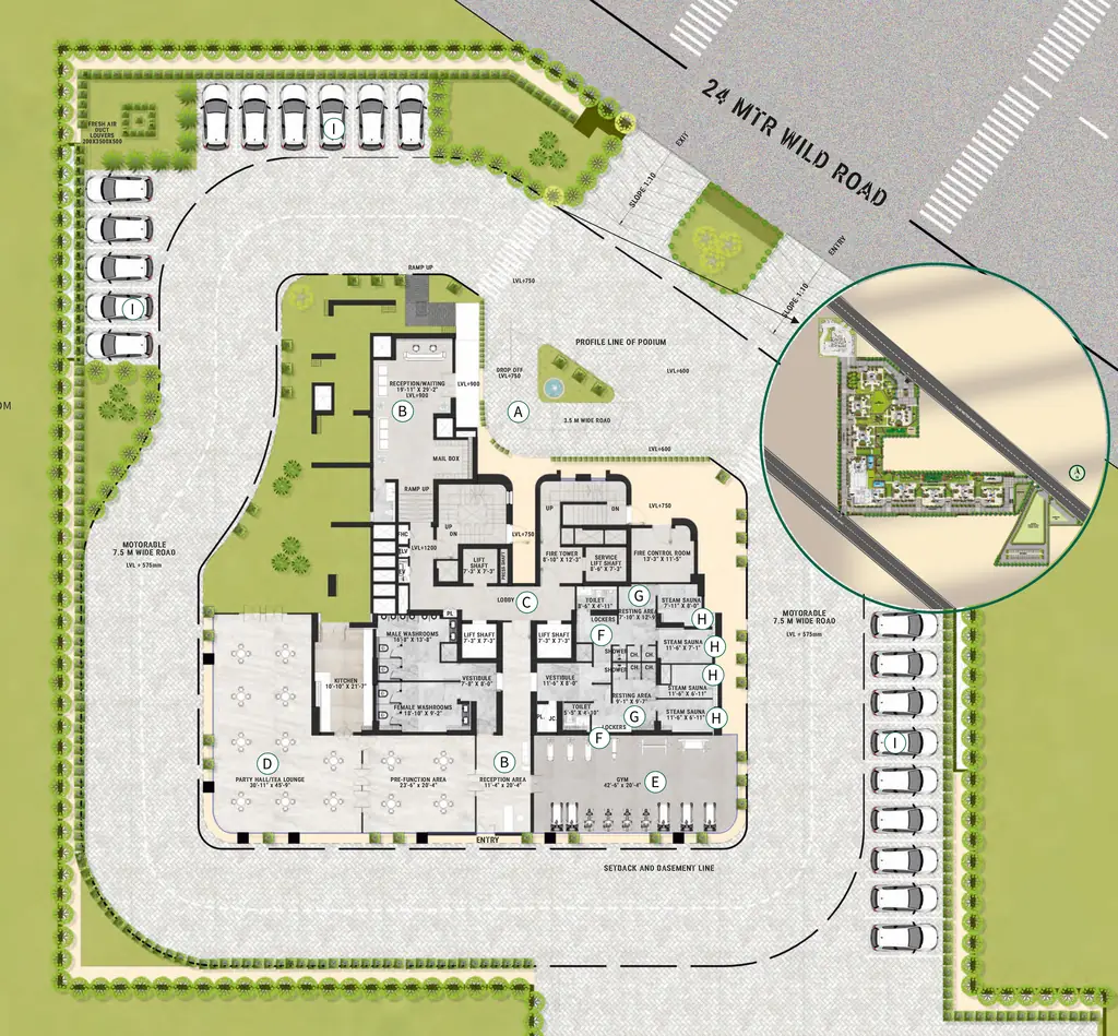 Master Plan of SS One in Sector 83, Gurgaon - Image 384904
