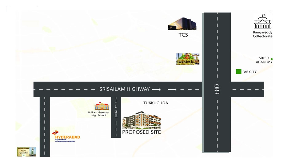 Location of Sai Tejas Challa Elite - Image 385932